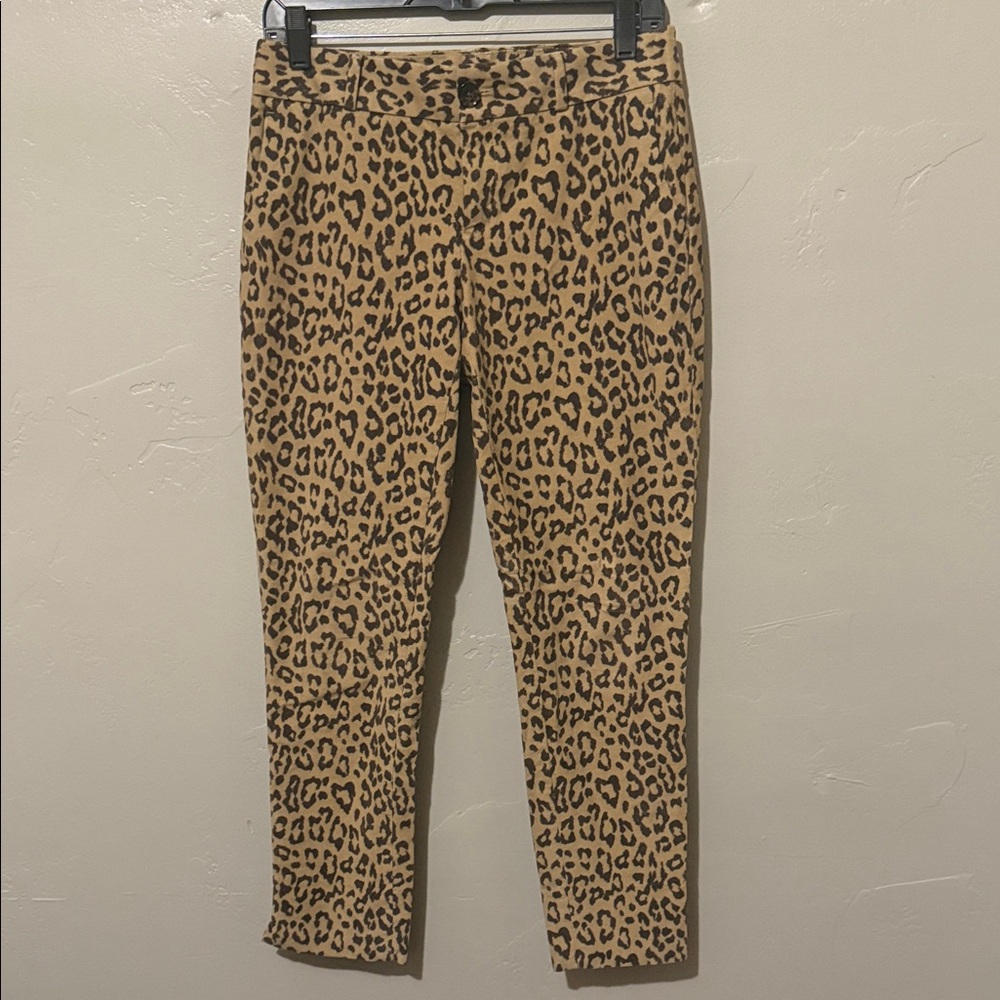Banana Republic Animal Print Camden Ankle Pants 2